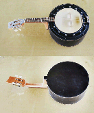 Banjo Luthier Ebano Elétrico Caixa de 9