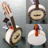 Banjo Rozini Studio Branco Caixa de 9 Elétrico Exclusivo Emerson Brasa