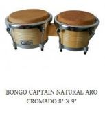 Bongo Natural Aro Cromado.