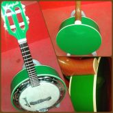 Banjo Marquês Color Verde Caixa Larga de 8 - BM 1202