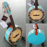 Banjo Rozini Studio Azul Caixa de 9 Elétrico Exclusivo Emerson Brasa