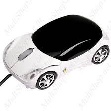 Mouse de carro branco