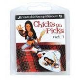 PALHETA GROVER CHICKS ON PICKS PACK 1 (5 PÇS)