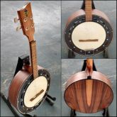 Banjo Luthier em Pau-Ferro Caixa de 8 Eletrico