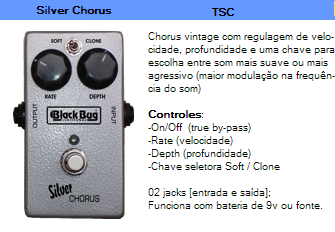 Pedal (Silver) Chorus TSC