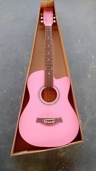 Violão Rosa Elétrico