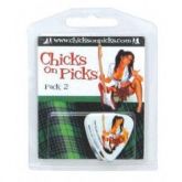 PALHETA GROVER CHICKS ON PICKS PACK 2 (5 PÇS)