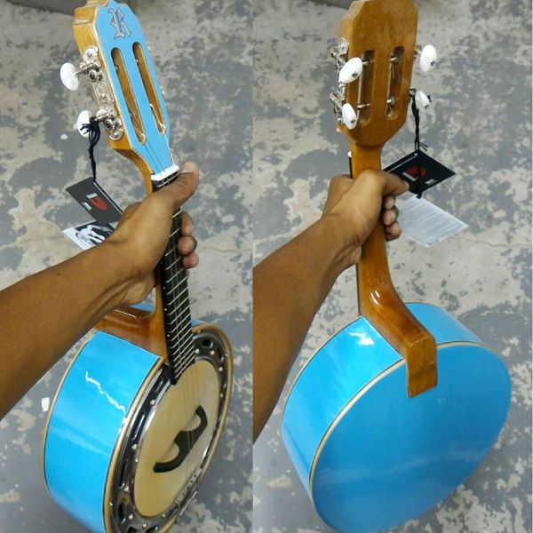 Banjo Rozini Studio Azul Caixa de 10 Elétrico Exclusivo Emerson Brasa